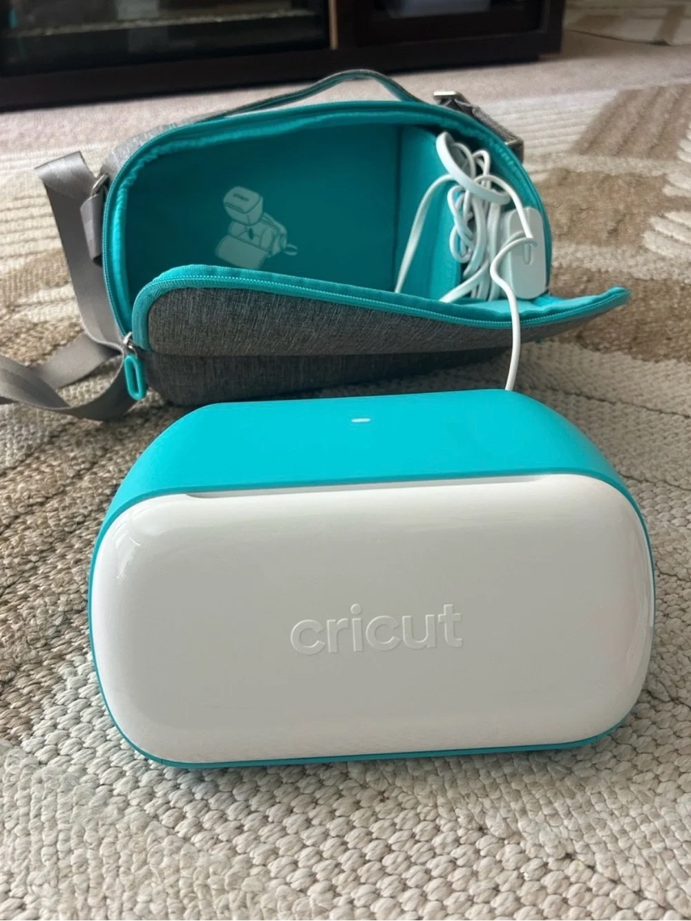 Cricut Joy Machine, Teal and Gray Carry Case